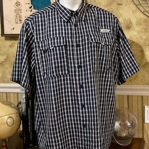 Habit Men's Button-Down Shirt. Plaid. 2XL. Nearly New